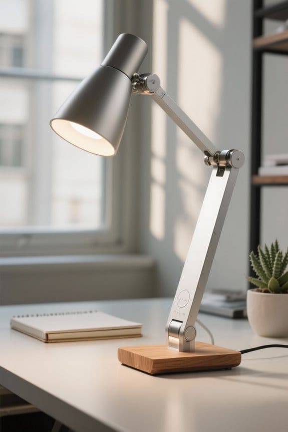 adjustable desk light features