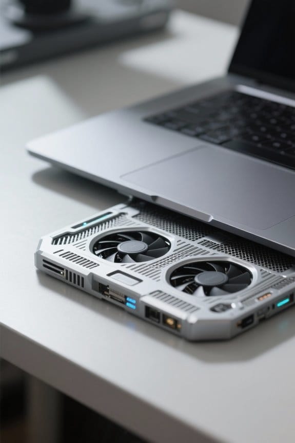 enhanced cooling for laptops
