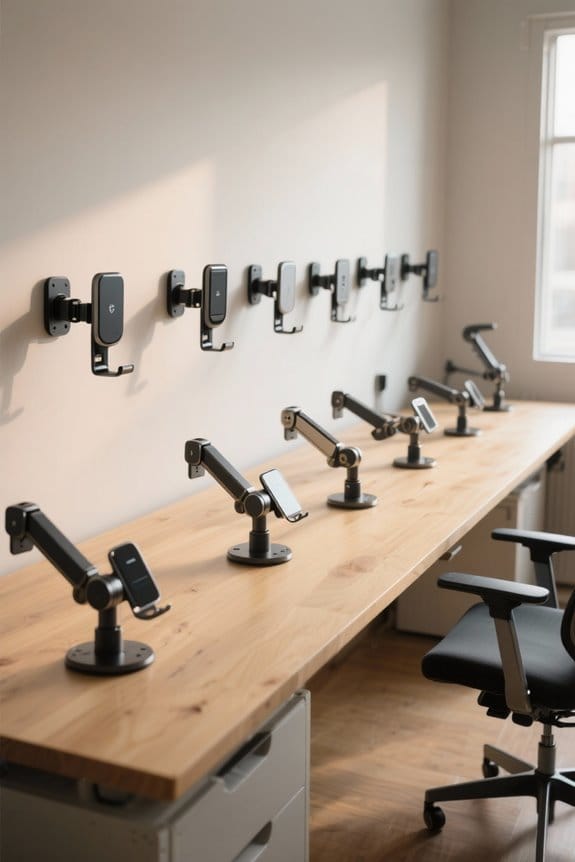 ergonomic monitor arm mounts