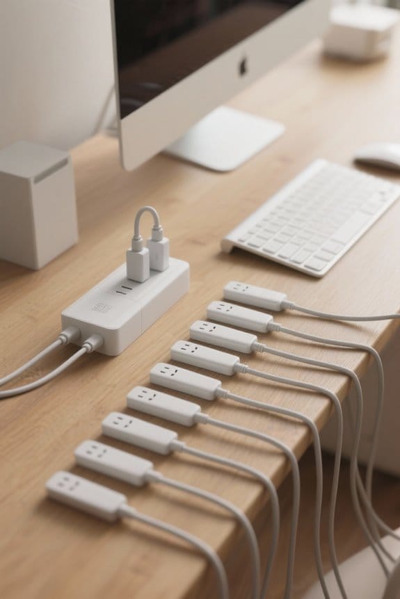 flat plug extension cords