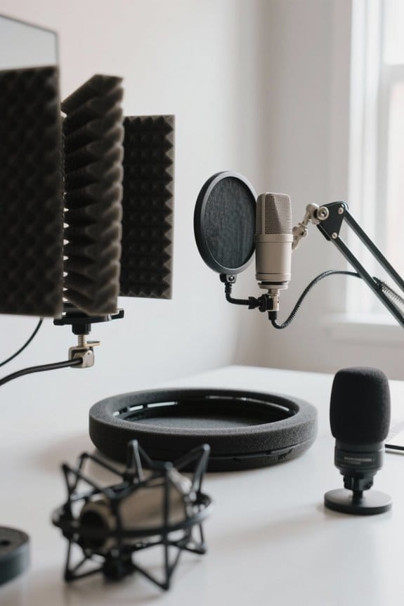 microphone isolation shield selection criteria