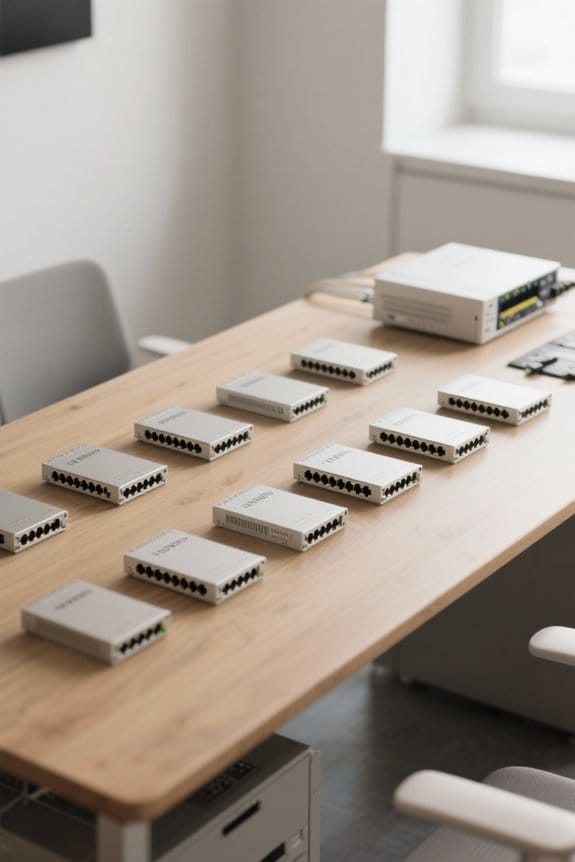 organized network patch panels