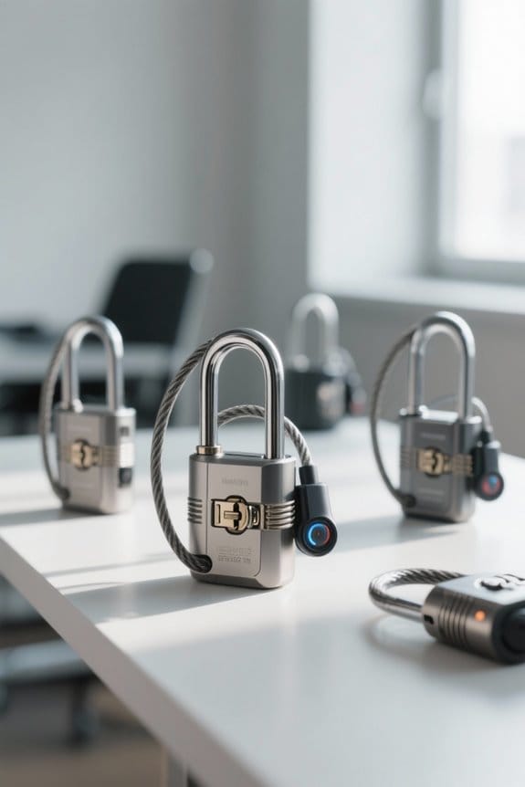 secure cable lock features