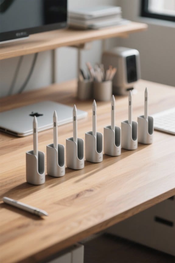 stylish and functional apple pencil holders