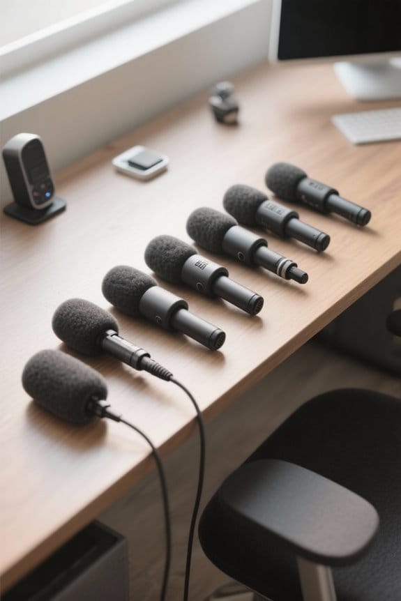 top foam microphone covers