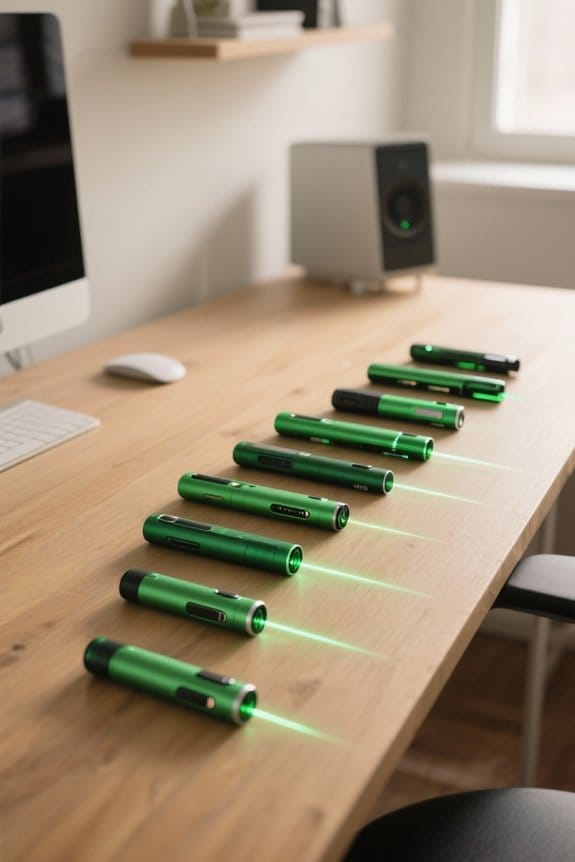 top green laser pointers