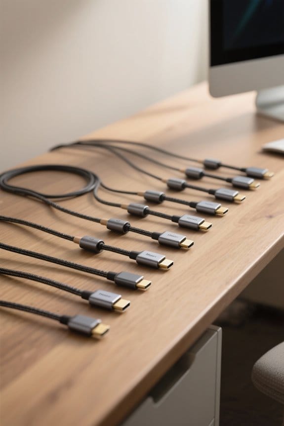 top mini displayport cables
