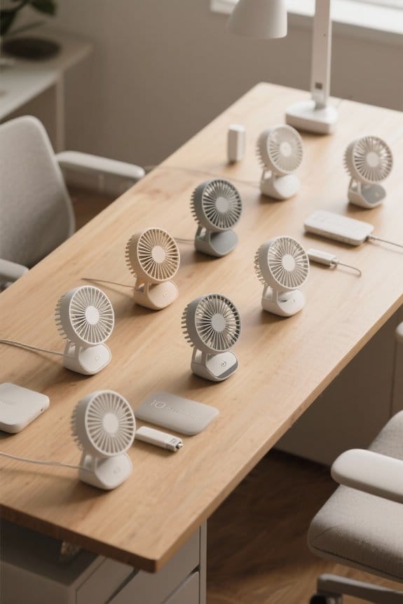 usb desk fans summer cool