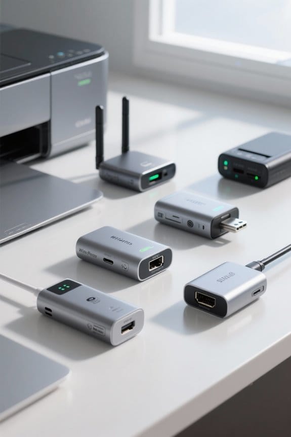 wireless printer adapter considerations