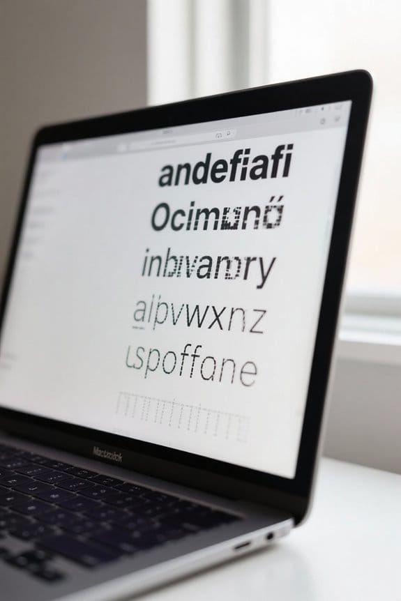 font smoothing enhances readability