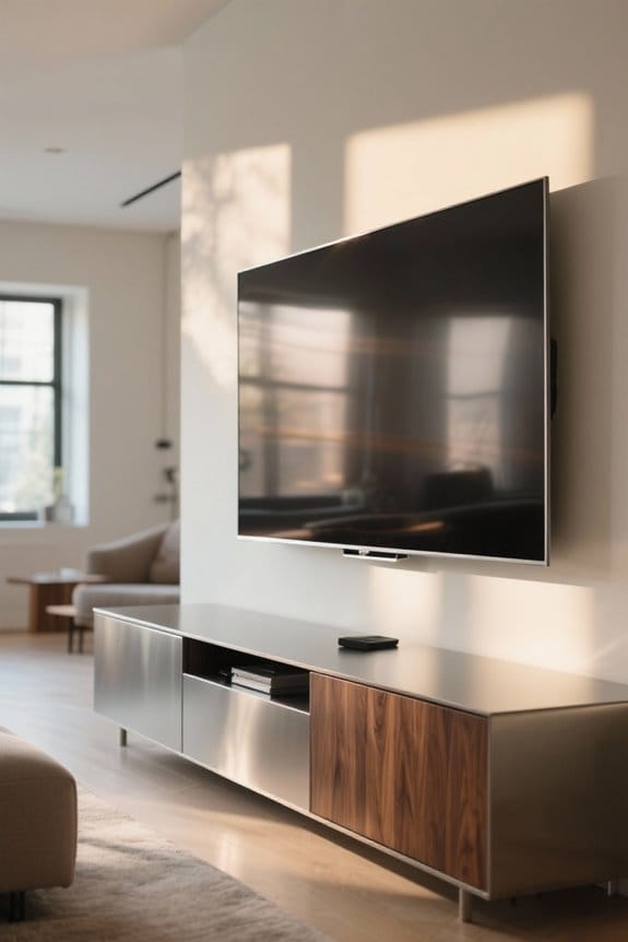 ideal tv viewing height