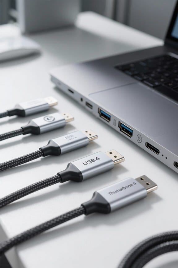 thunderbolt 4 vs usb4 comparison